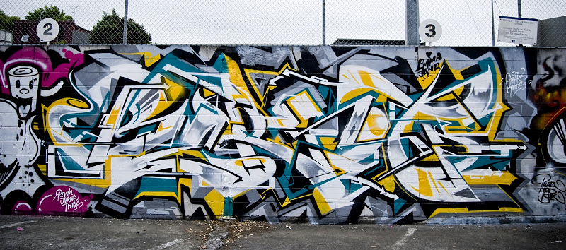 Berst, Sauce, graffiti, Ironlak