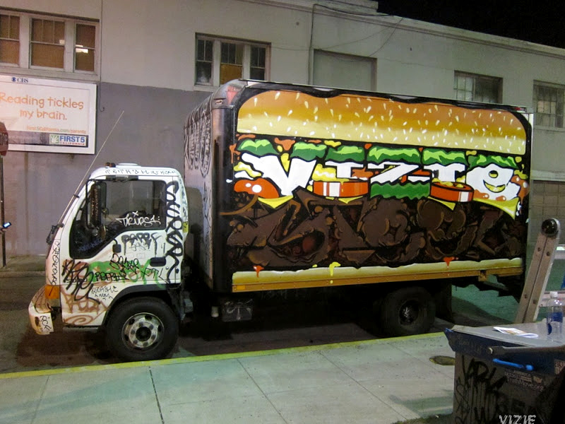 Vizie, San Francisco, graffiti, Ironlak