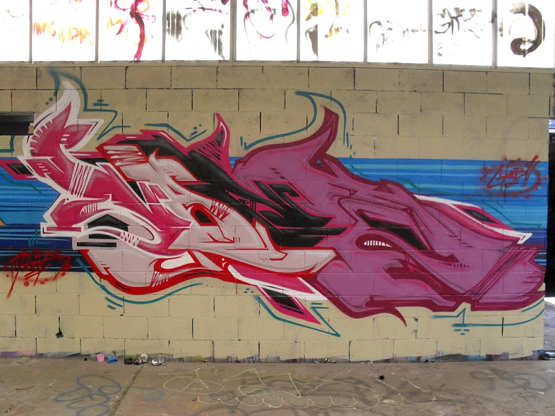 VansTheOmega, Honk, graffiti, Ironlak