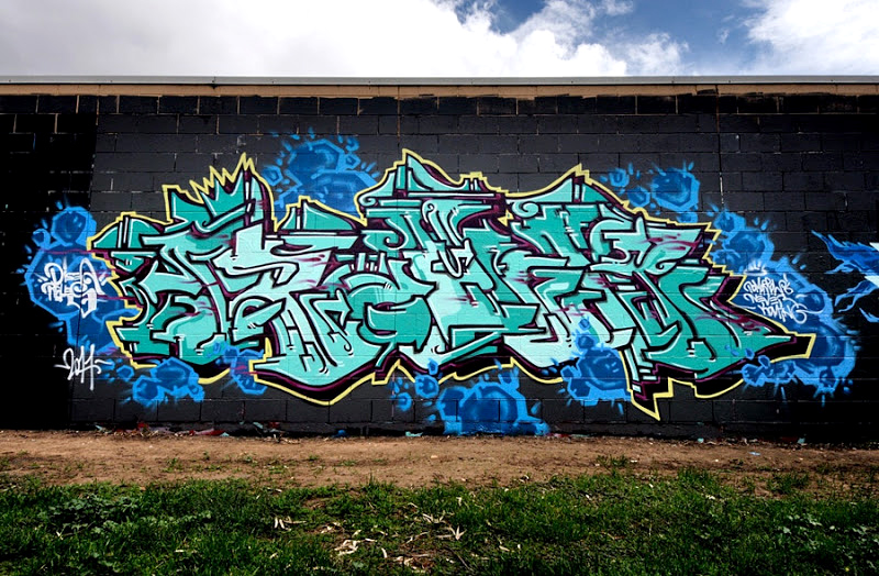 Adelaide, RGUER, HOVEL, NALES, graffiti, Ironlak