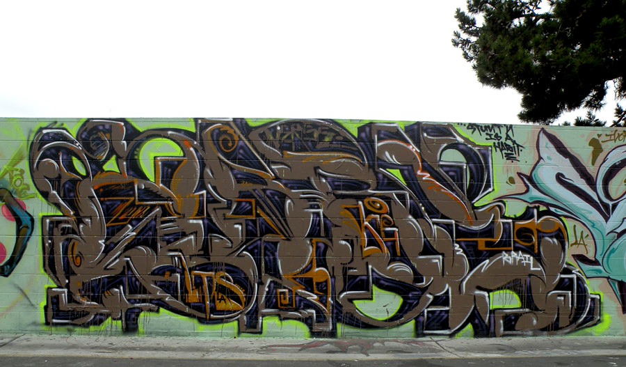 Arbe, San Diego, graffiti, Ironlak