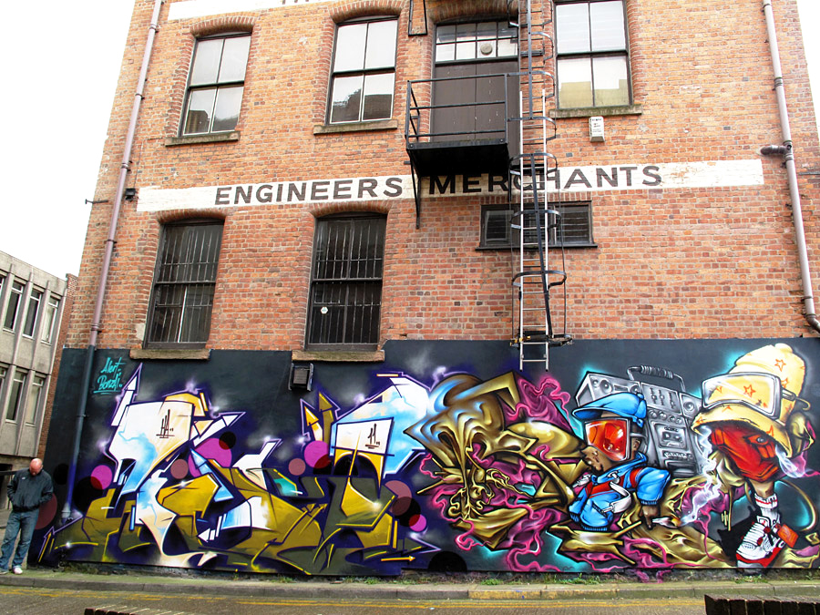 ALERT, BONZAI, graffiti, Ironlak