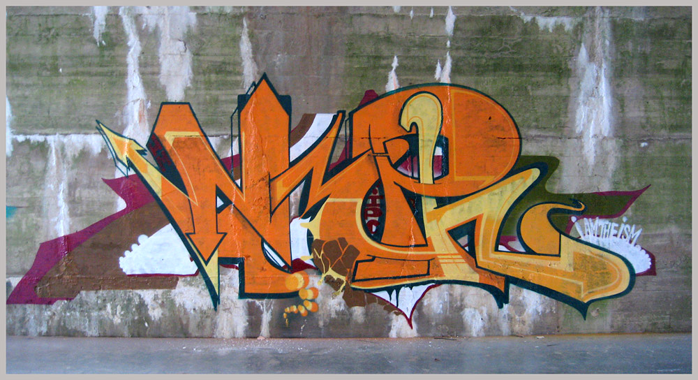 Nmph, graffiti, Ironlak