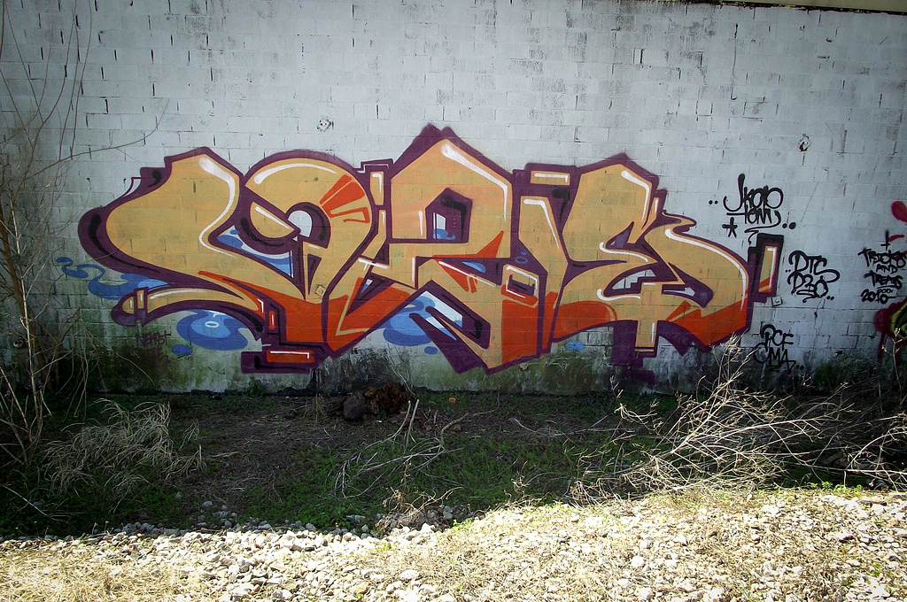 VIZIE, graffiti, Ironlak