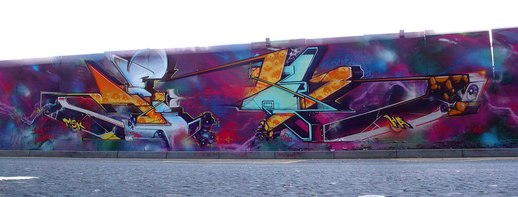 AROE, graffiti, Ironlak