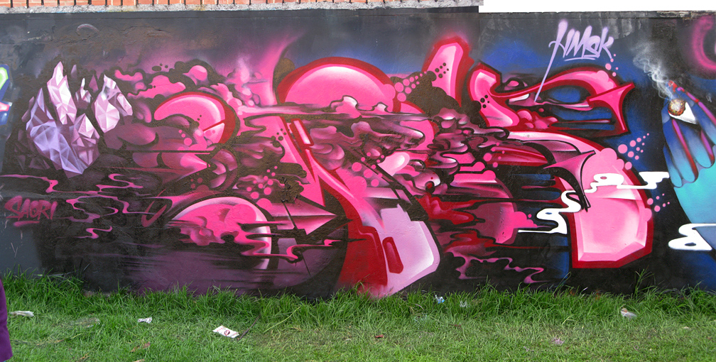 Ewok, Colombia, graffiti, Ironlak
