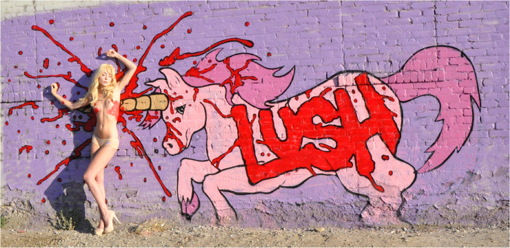 LUSH, Los Angeles, graffiti, Ironlak