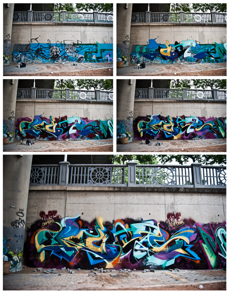 RUETS, BERST, graffiti, Ironlak