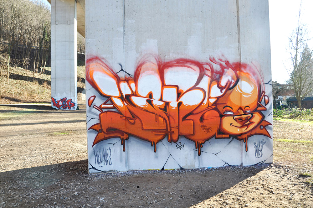 MR WANY, DARE, graffiti, Ironlak