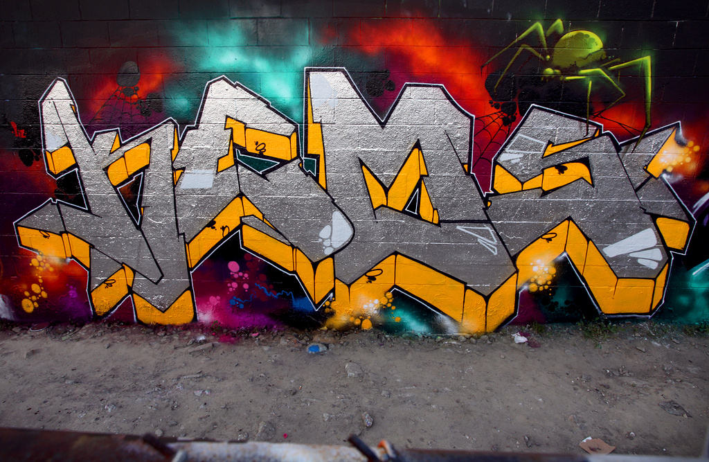 Kems, graffiti, Ironlak