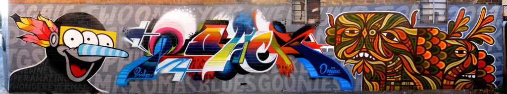 ROACH, NUMSKULL, BEASTMAN, graffiti, Ironlak