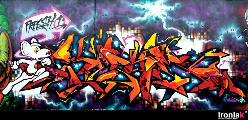 STORM, SIRUM, graffiti, Ironlak