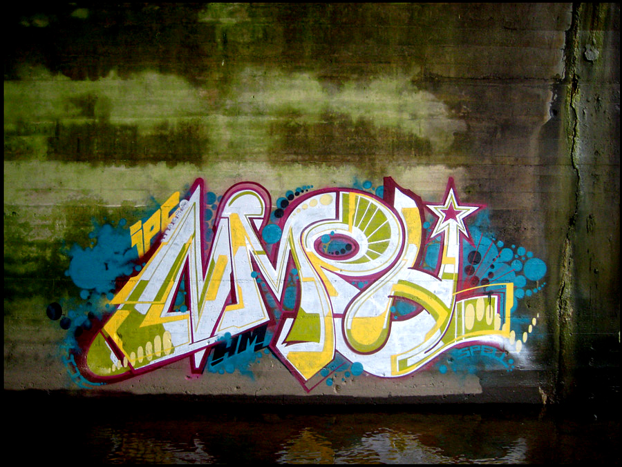 NMPH, graffiti, Ironlak