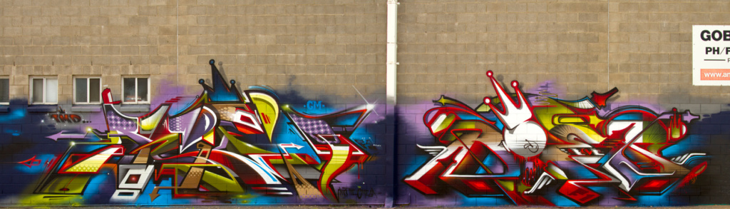 ASKEW, DOES, VANS the OMEGA, graffiti, Ironlak