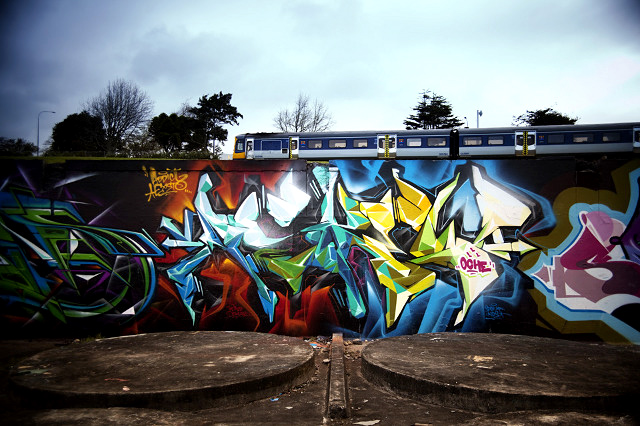 ASKEW, graffiti, Ironlak