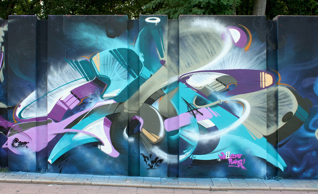 CHAS, graffiti, Ironlak