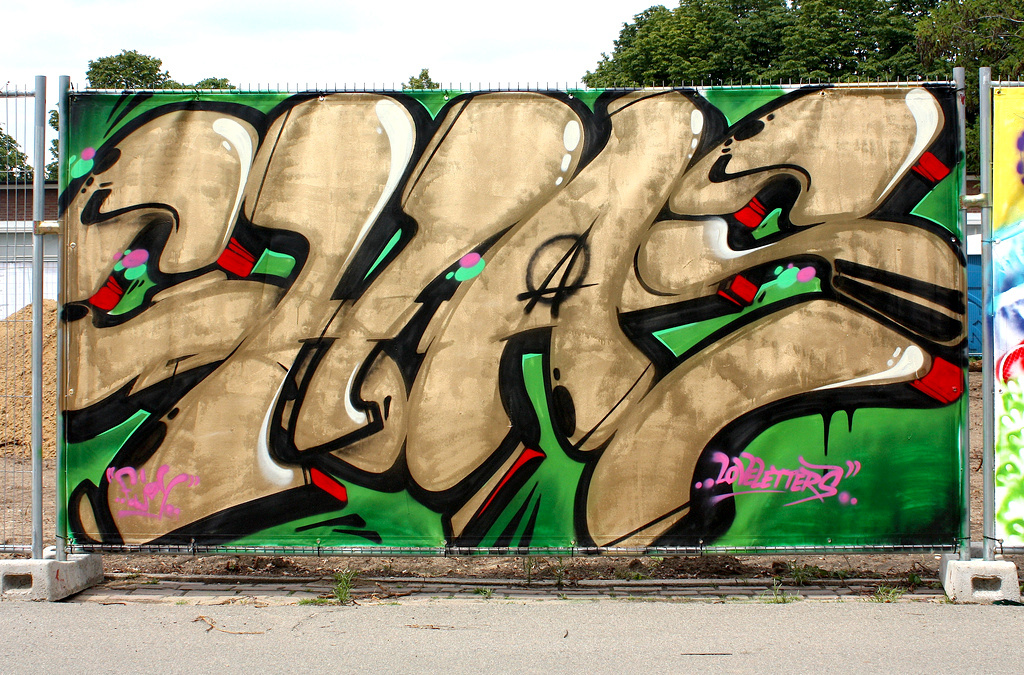 CHAS, graffiti, Ironlak
