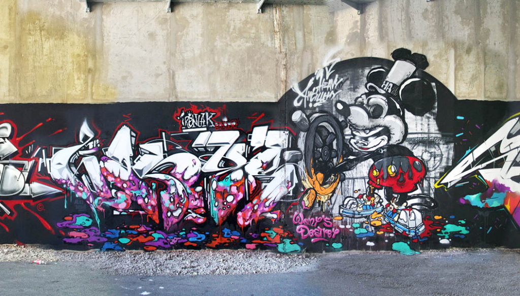 Croatia, Mr WANY, graffiti, Ironlak