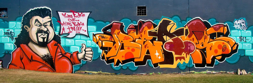 FONS, BEAS, graffiti, Ironlak