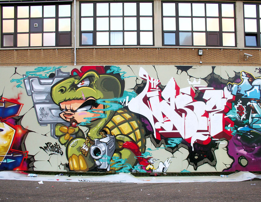 Holland, SAIGON, Mr WANY, graffiti, Ironlak