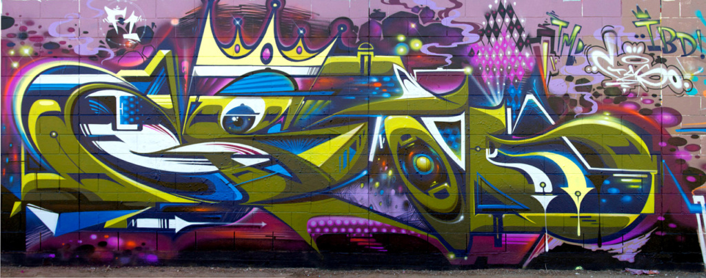 GESO, VANS THE OMEGA, graffiti, Ironlak