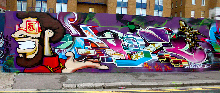 Kase2, Berst, AROE, graffiti, Ironlak