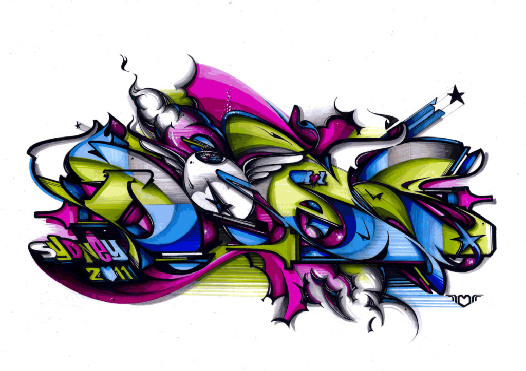 DOES, Roland DG, graffiti, Ironlak