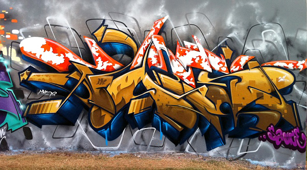 BERST, Linz, graffiti, Ironlak
