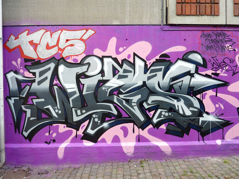 MR. WIGGLES, Copenhagen, BATES, TEISER, graffiti, Ironlak