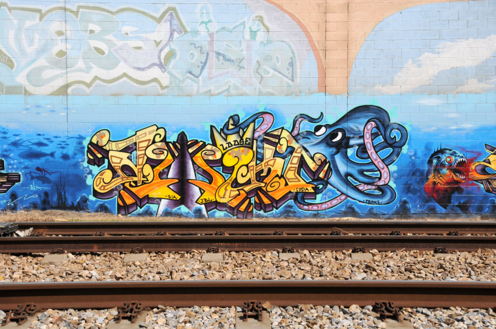 JBL, GM, SIA, Vans the Omega, graffiti, Ironlak