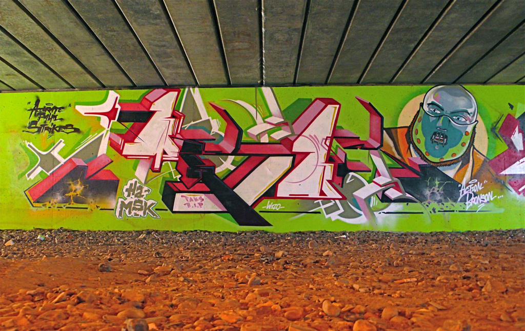 AROE, graffiti, Ironlak