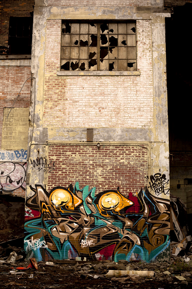 Detroit, ASKEW, graffiti, Ironlak