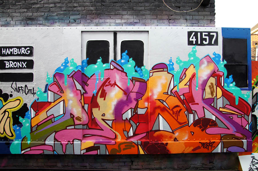 DESK7, graffiti, Ironlak