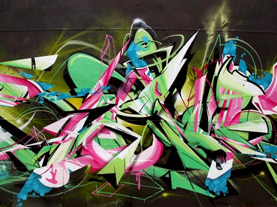 SOFLES. graffiti, Ironlak