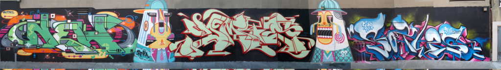 San Francisco, SOFLES, TREAS, graffiti, Ironlak