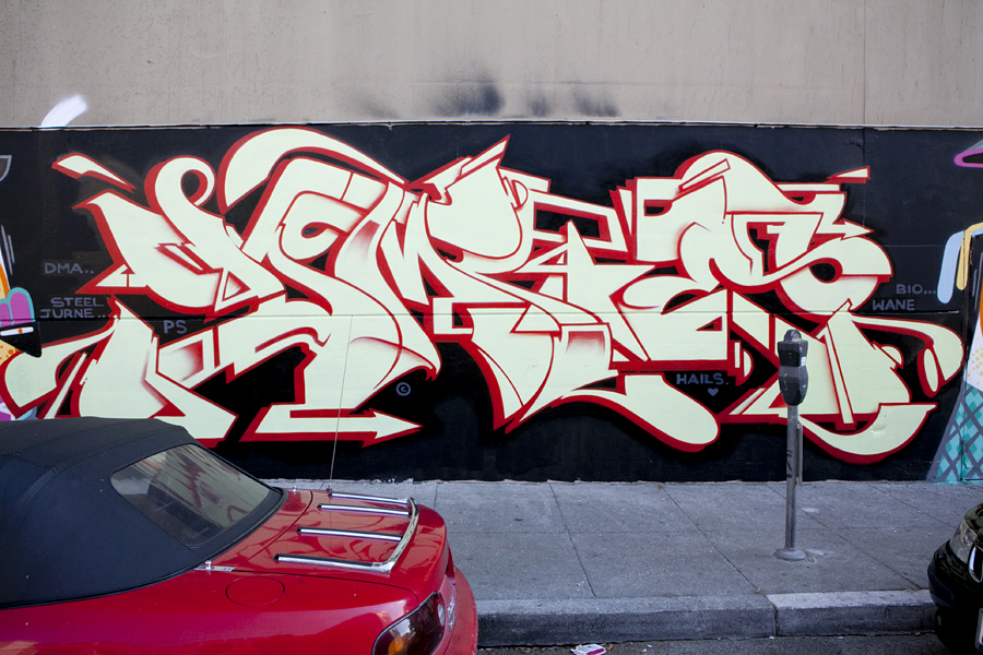 San Francisco, New2, Mike Giant, SOFLES, YOUNG & FREE, graffiti, Ironlak