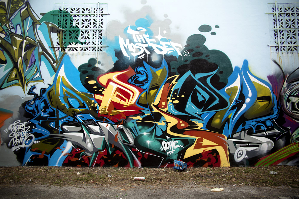 ASKEW, Miami, Revok, graffiti, ironlak