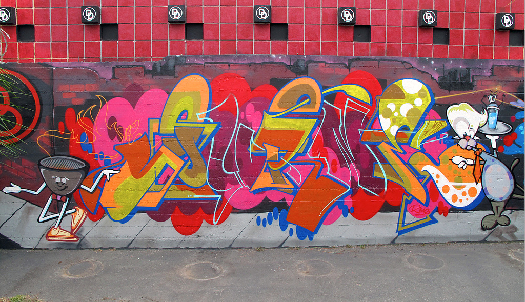JURNE, graffiti, Ironlak