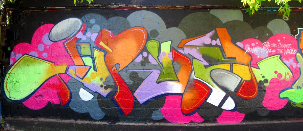 JURNE, graffiti, Ironlak