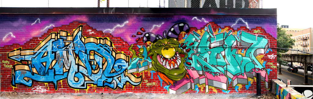 DESK7, New York City, graffiti, Ironlak