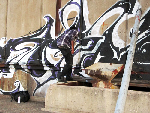 PAPERCTZ, AUGOR, graffiti, Ironlak