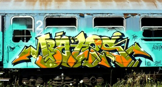 BATES, Sacred Stitch, graffiti, Ironlak