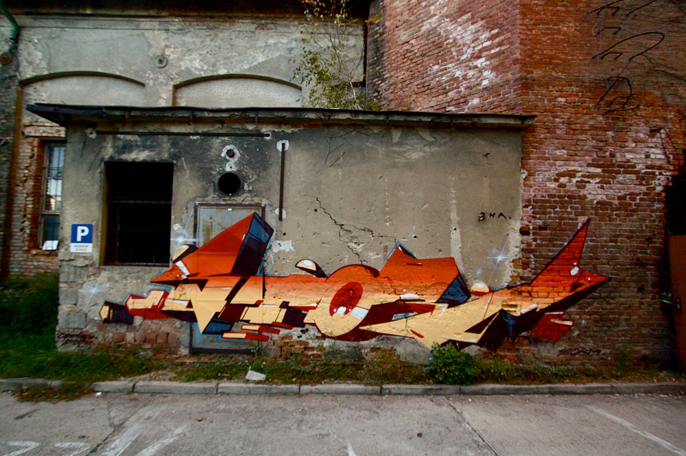 STORM, Slovakia, graffiti, ironlak