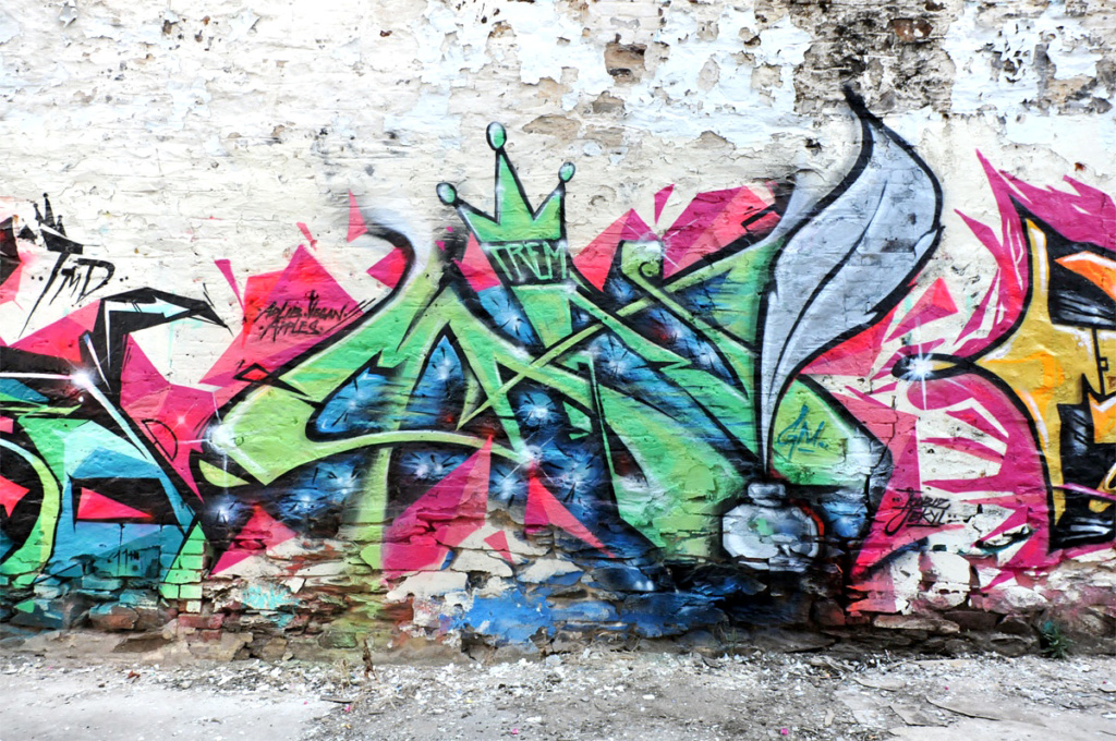 Clinic 116, TREM, VANS the OMEGA, PALMS, ERBAN, graffiti, Ironlak