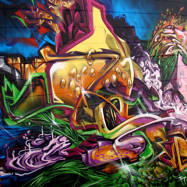 SOFLES, graffiti, Ironlak