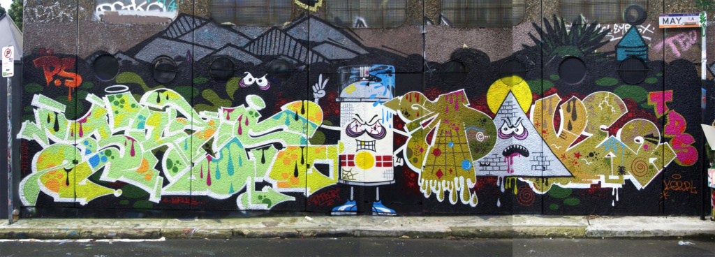 BRUS, DMOTE, PAVE, graffiti, Ironlak