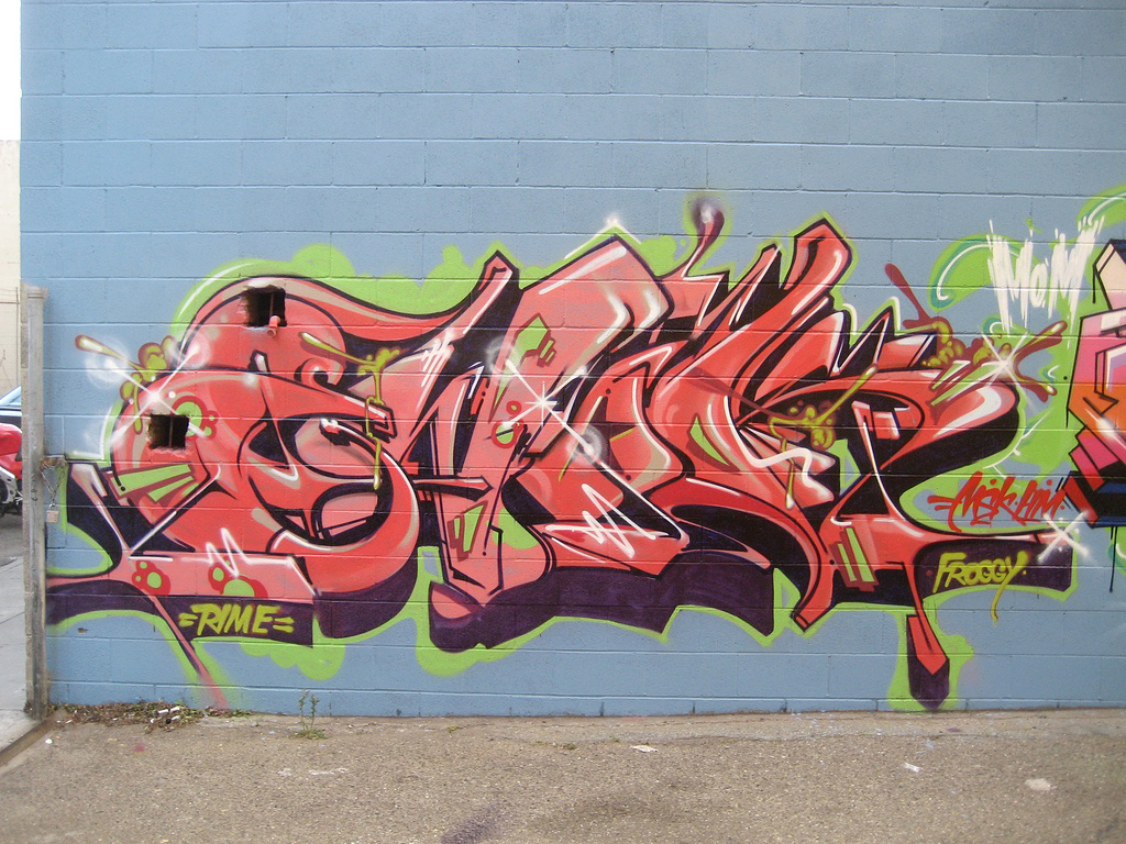 EWOK, graffiti, Ironlak
