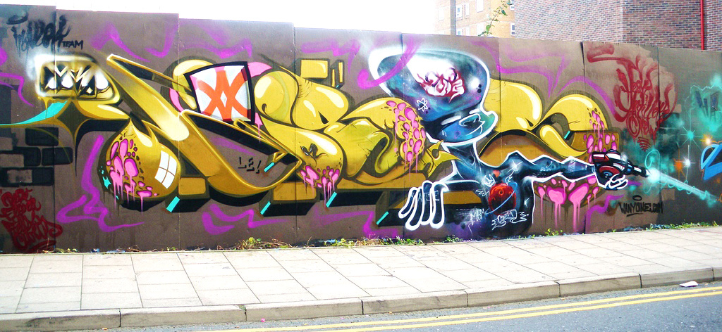 Mr WANY, STORM, TWESH, PONK, Graffuturism, graffiti, Ironlak
