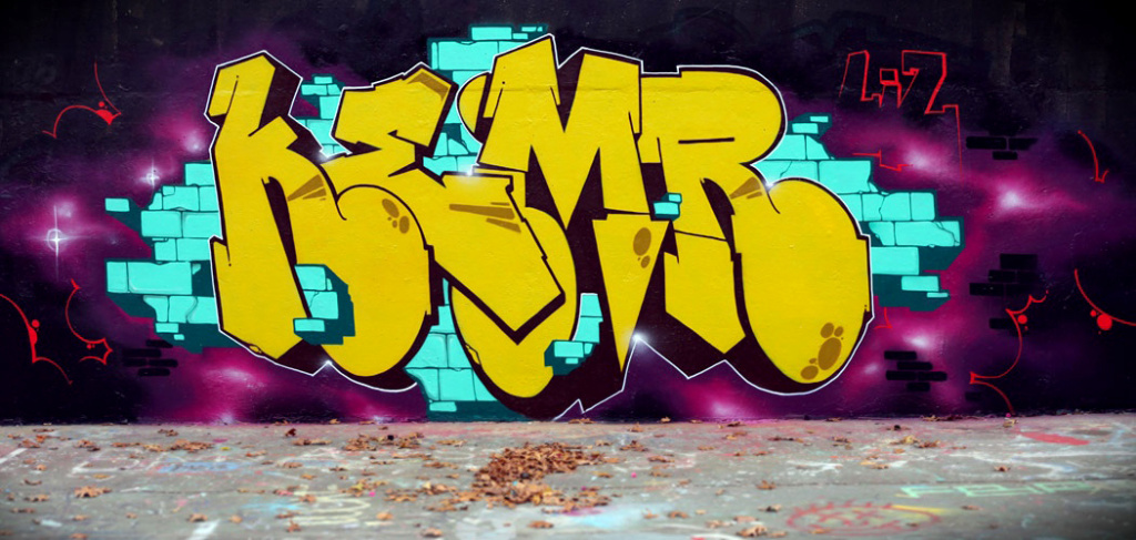 KEMS, graffiti, Ironlak