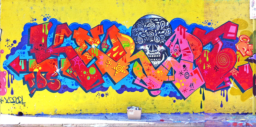 KERUPT, DMOTE, 2BIT, SCRAM, graffiti, Ironlak